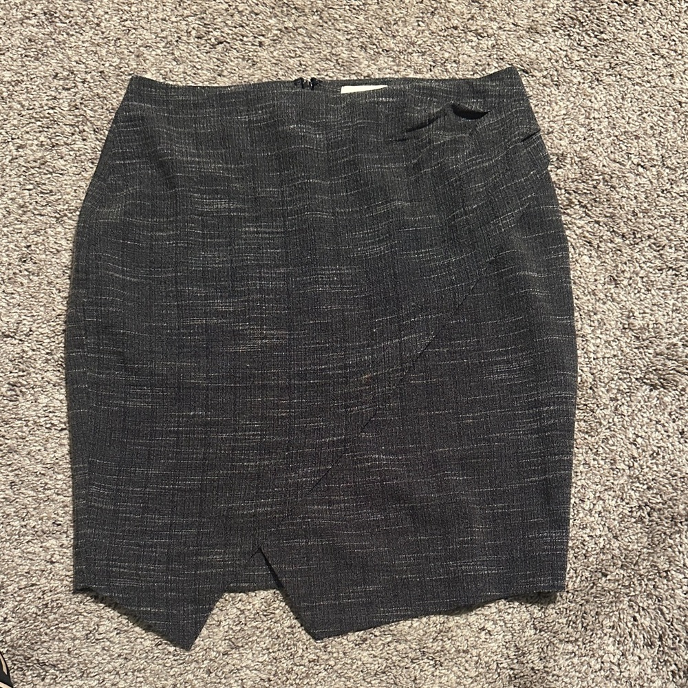 ÁMBAR Chic Charcoal Pencil Skirt